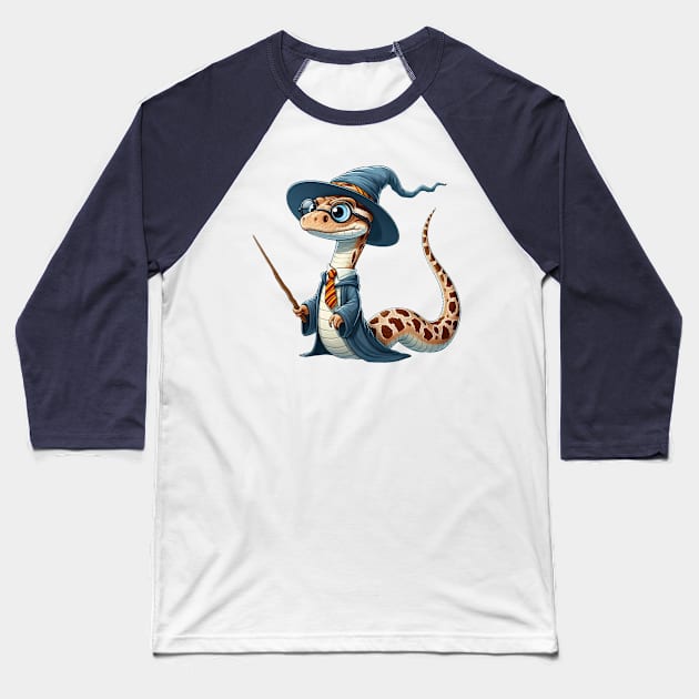 Serpent Mage Baseball T-Shirt by Dmytro